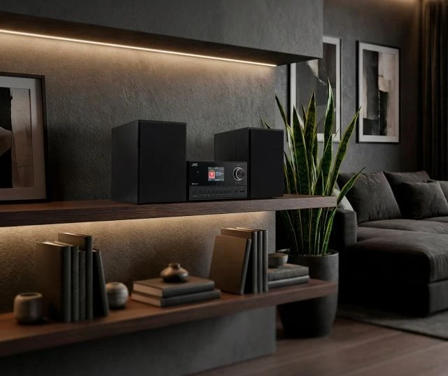 JVC UX-E225B Mini hi-fi system Juodas