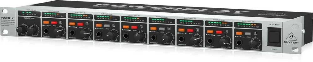 Garso stiprintuvas - Behringer HA8000 V2 8 kanalų scenai