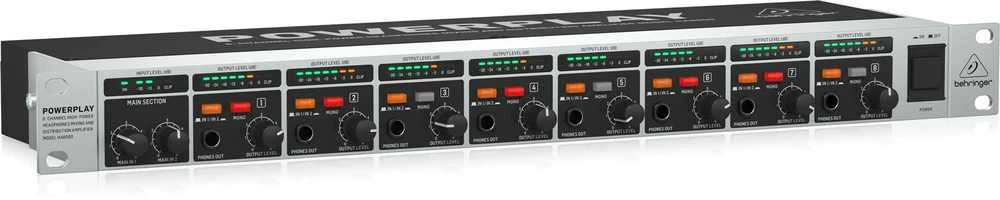 Garso stiprintuvas - Behringer HA8000 V2 8 kanalų scenai