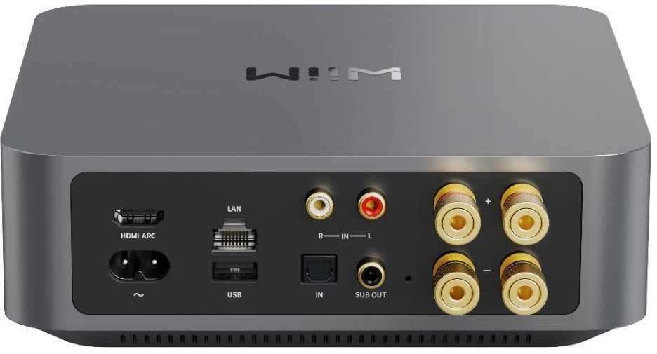 Stiprintuvas WiiM Amp Pro Dark Pilkas - Stereo Streaming Amplifier