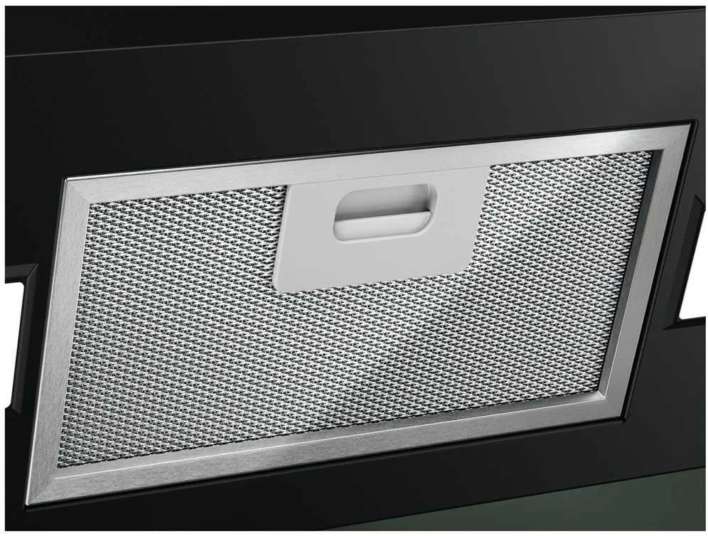 Juodos spalvos 60 cm pločio prie sienos montuojamas gartraukis Electrolux LFV626K