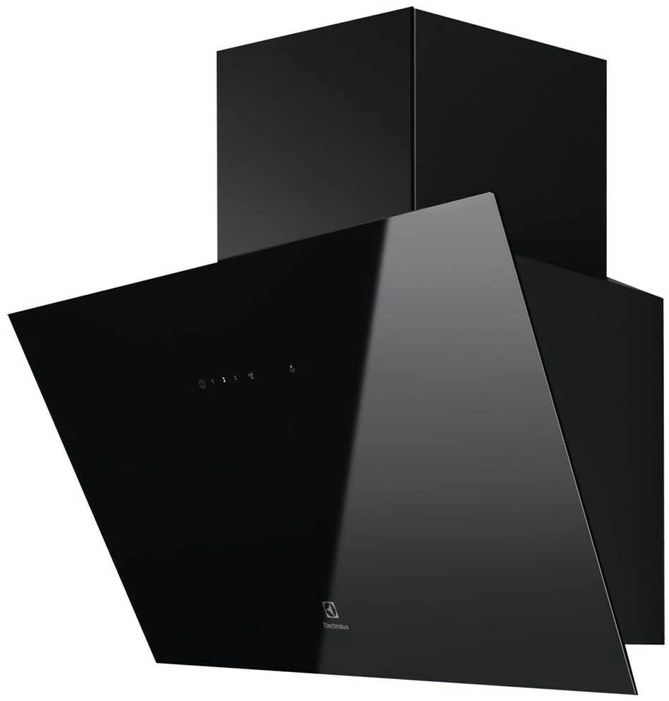 Juodos spalvos 60 cm pločio prie sienos montuojamas gartraukis Electrolux LFV626K