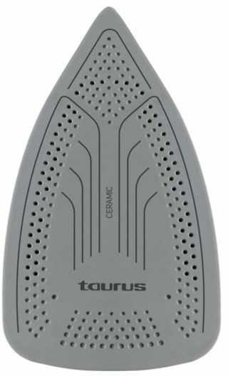Garų Lygintuvas - Taurus 3000 W, Keraminis Padas, Juoda/Mėlyna