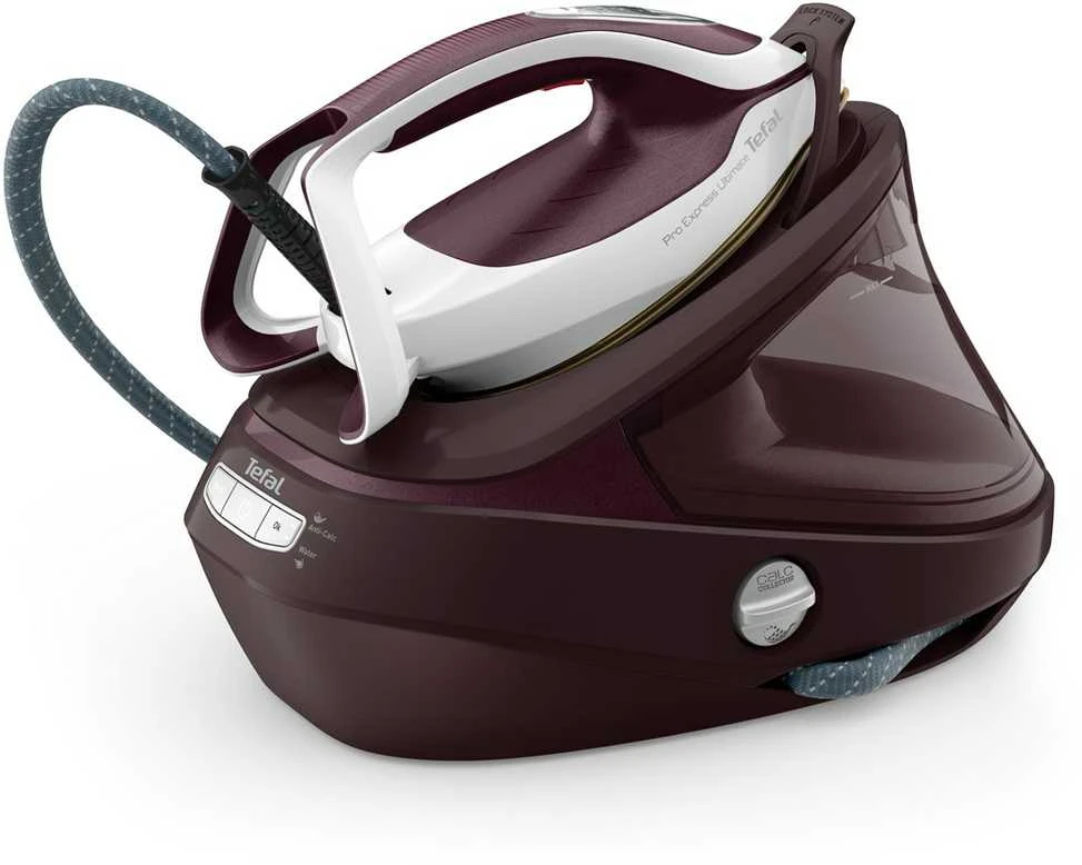 TEFAL | Steam Station Pro Express | GV9721E0 | 3000 W | 1,2 l | 7,9 baro | Automatinis išjungimas | Vertikali garų funkcija | Kalkių valymo funkcija | Burgundija