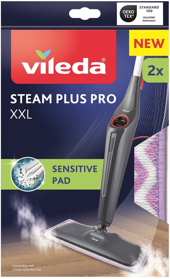 Vileda „Steam Plus XXL Sensitive“ garinės šluostės papildymas