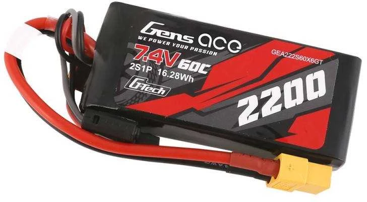 Gens Ace Akumuliatorius GensAce G-Tech LiPo 2200mAh 7.4V 60C 2S1P XT60