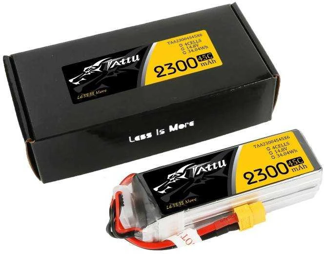 Gens Ace & Tattu Tattu 2300mAh 14.8V 75C 4S1P XT60 akumuliatorius
