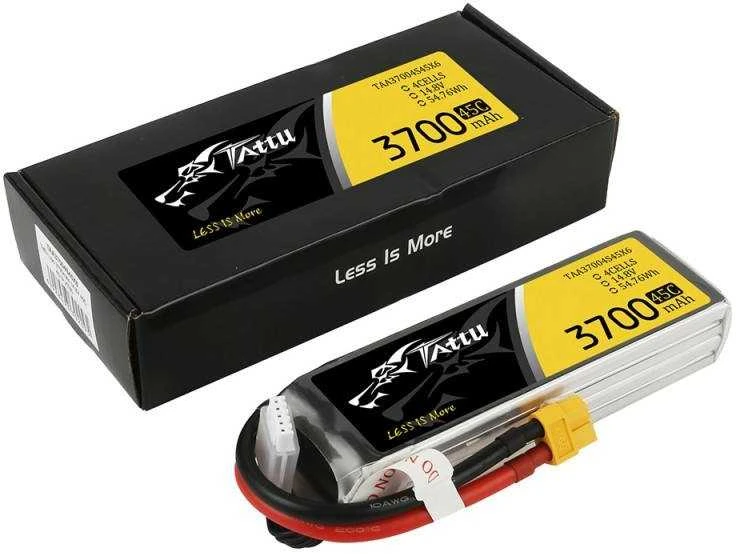 Gens Ace & Tattu Akumuliatorius Tattu 3700mAh 14.8V 45C 4S1P