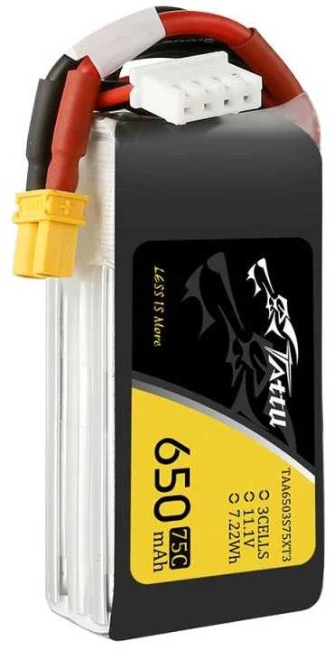 Gens Ace & Tattu Akumuliatorius Tattu 650mAh 11.1V 75C 3S1P