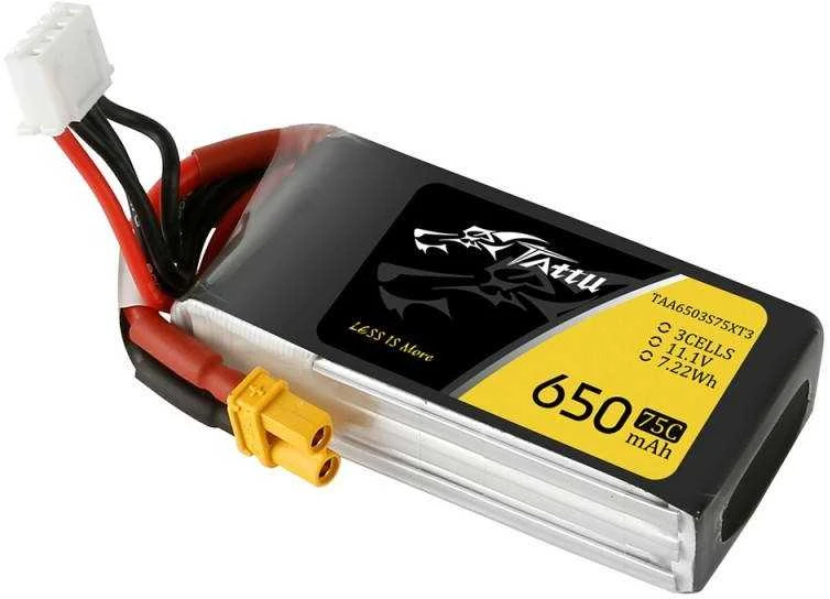 Gens Ace & Tattu Akumuliatorius Tattu 650mAh 11.1V 75C 3S1P