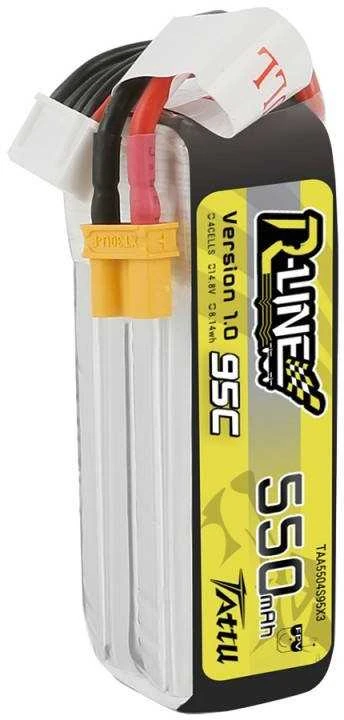 Gens Ace & Tattu Akumuliatorius Tattu R -Line 550mAh 14.8V 95C 4S1P