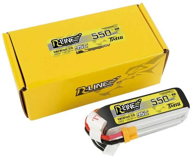 Gens Ace & Tattu Akumuliatorius Tattu R -Line 550mAh 14.8V 95C 4S1P