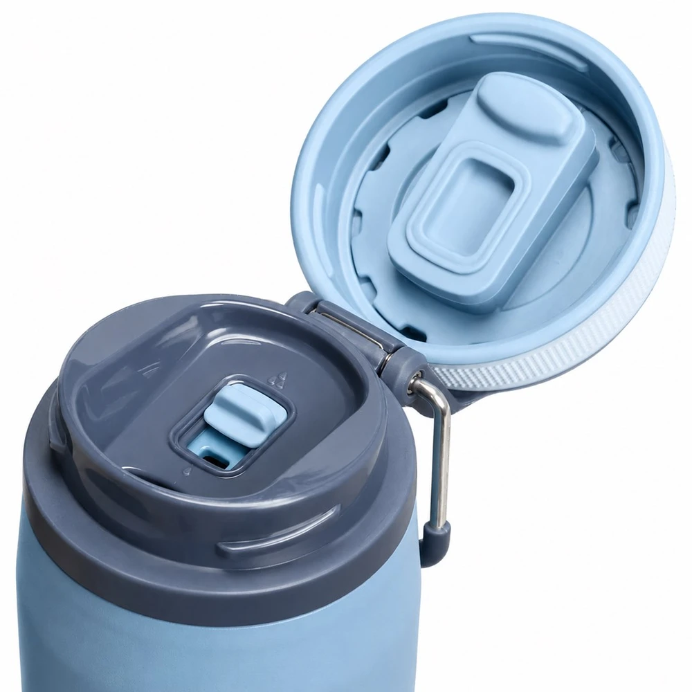 STANLEY termo puodelis Iceflow butelis su užsukamu dangteliu 0,47 l Indigo