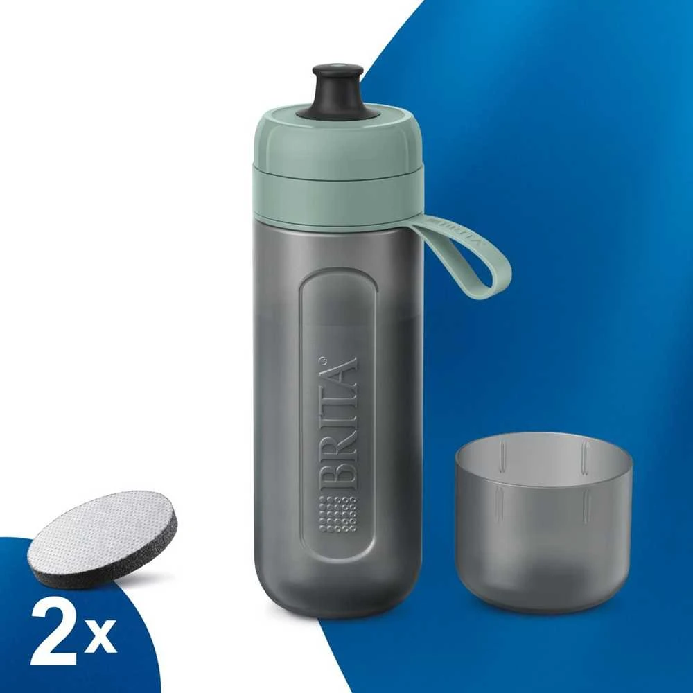 Gertuvė Brita Active filtravimo butelis 0,6 l Pastel žalias