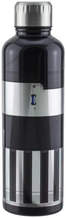 Paladone Darth Vader Lightsaber Metal Vanduo Bottle Daily usage 500 ml Nerūdijantis plienas Juodas, Sidabrinis