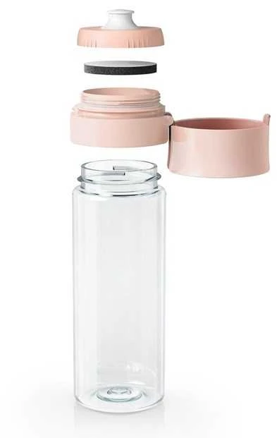 Gertuvė Brita Vital filtravimo butelis 0,6 l, pastelinės persikinės spalvos