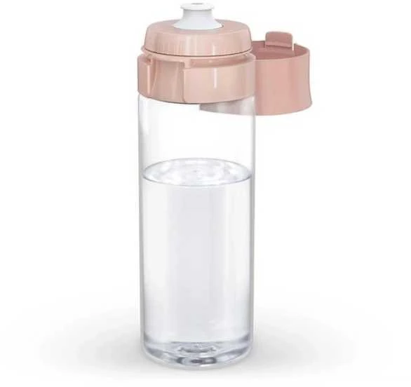 Gertuvė Brita Vital filtravimo butelis 0,6 l, pastelinės persikinės spalvos