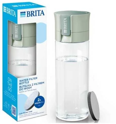 Gertuvė Brita Vital Filtering bottle 0.6 l Pastel žalias