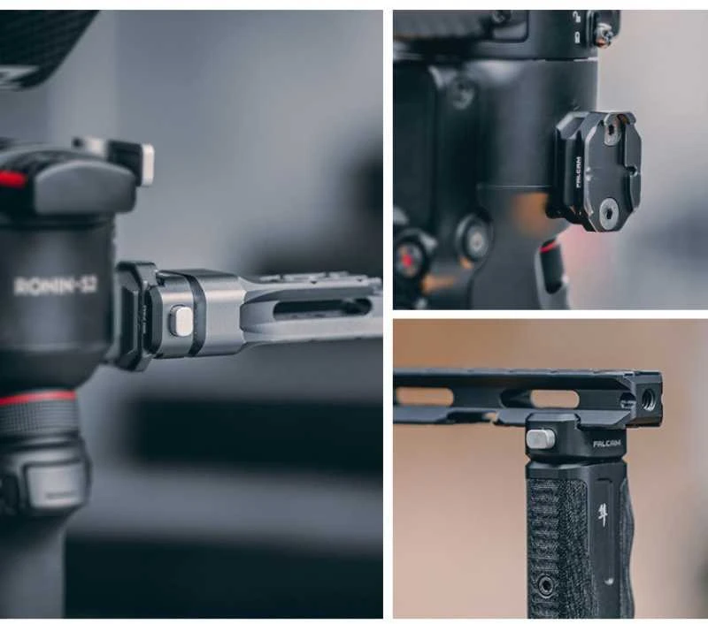 Gimbal Priedas - Ulanzi FALCAM F22 Dviejų Rankų Kryžminis Laikiklis 138g