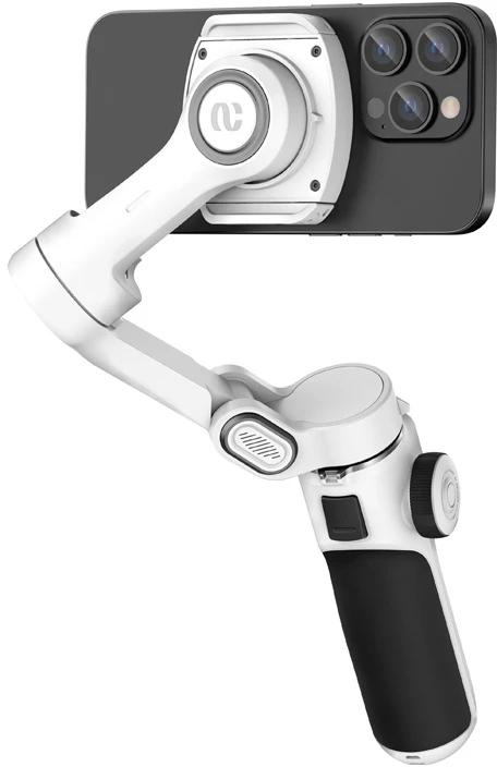 AOCHUAN P2 stabilizatorius su dirbtinio intelekto jutikliu (Baltas)