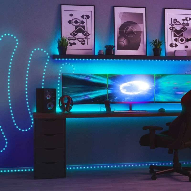 Lubinis šviestuvas „Twinkly | Dots“ išmaniosios LED lemputės 200 RGB (daugiaspalvės), 10 m, skaidrios | RGB – daugiau nei 16 mln. spalvų