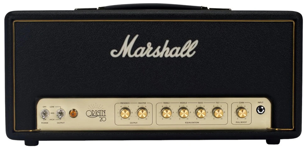 Gitaros Stiprintuvas - Marshall Origin20 20 W Lempinio Stiprintuvo Galva