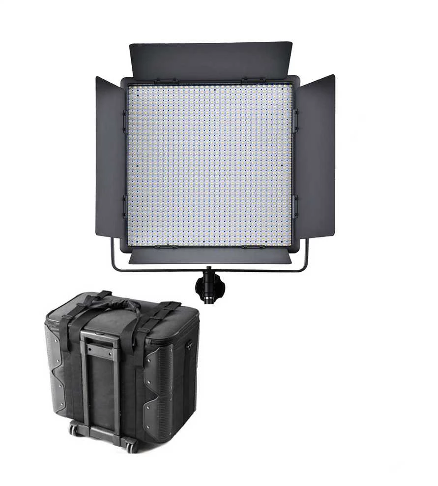 LED vaizdo apšvietimas - Godox LED1000 Daylight Duo Panel Kit (2x 1000W, 5600K, 4400 Lux)