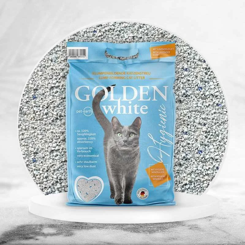 Golden Grey Golden Pilkas GOLDEN Baltas Hygienic - bentonite litter - 14kg
