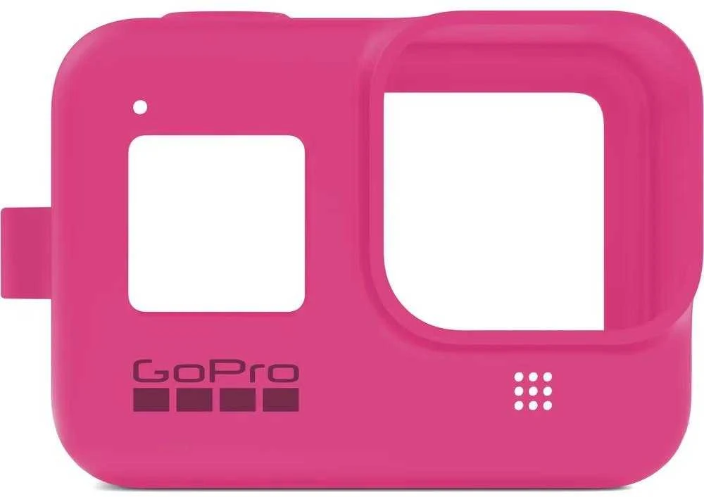 GOPRO SLEEVE + LANYARD (HERO8 Juodas) ELECTRIC Rožinis