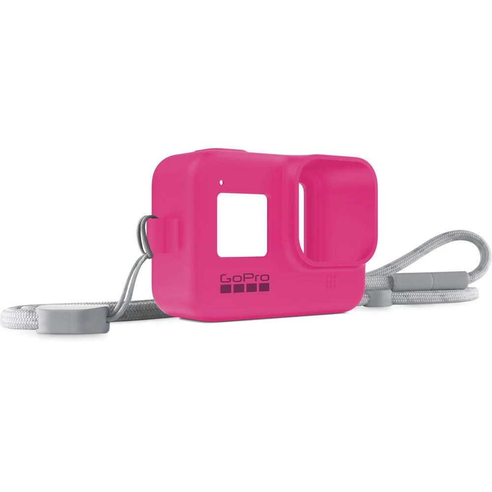 GOPRO SLEEVE + LANYARD (HERO8 Juodas) ELECTRIC Rožinis