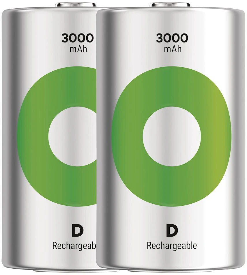 Gp Batteries Įkraunama Baterija - GP ReCyko R20 3 000 mAh 2 Vnt. Naujos