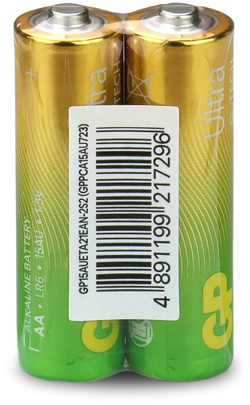GP Battery AA Baterijos - GP Ultra Šarminės LR6, 40 vnt.