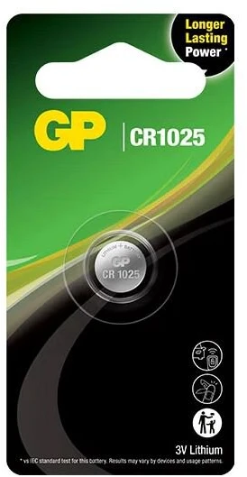 GP Battery GP Baterija Baterija - GP CR1025 Ličio Monetų Elementas, 1 Vnt.