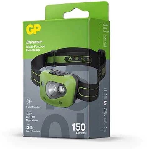GP DISCOVERY Multi Purpose Headlamp CH43 žibintas ant galvos