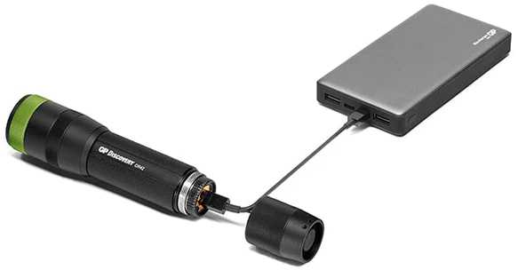 GP Discovery rechargeable outdoor CR42 pakraunamas žibintuvėlis