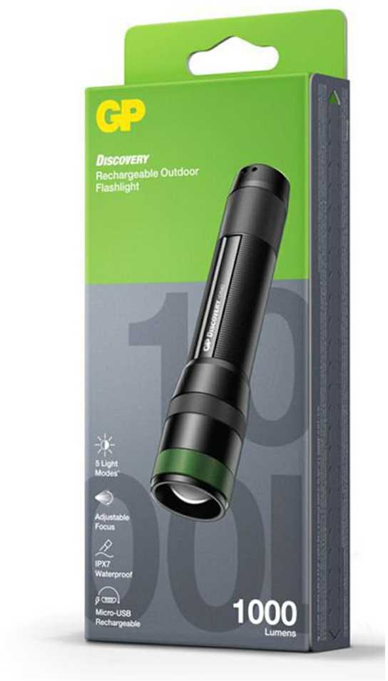 GP Discovery rechargeable outdoor CR42 pakraunamas žibintuvėlis