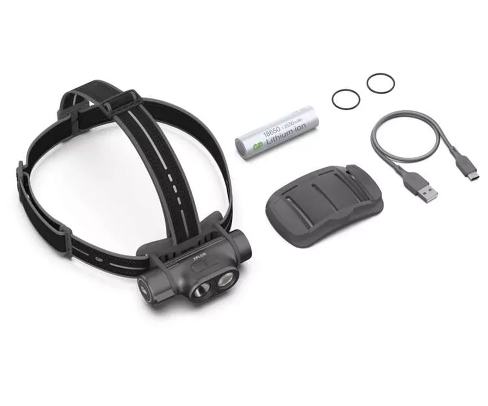 GP Xplor adventure headlamp PHR19 žibintas ant galvos