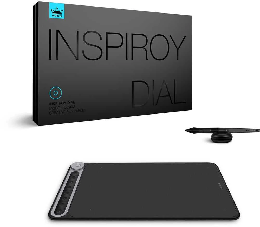 Bevielė grafinė planšetė HUION Inspiroy Dial 2