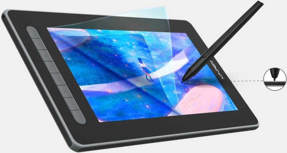Grafikos planšetė - XP-Pen Artist 12 2-asis 12 colių ekranas, slėgio jutiklinis pieštukas