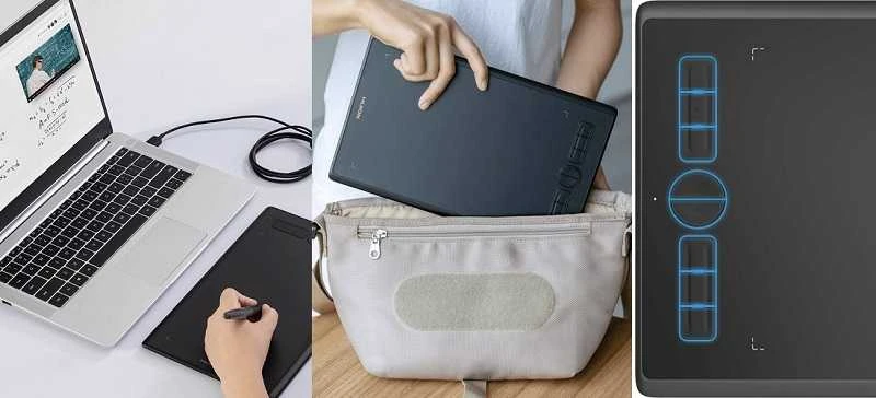 Huion Inspiroy H580X grafinis planšetinis kompiuteris