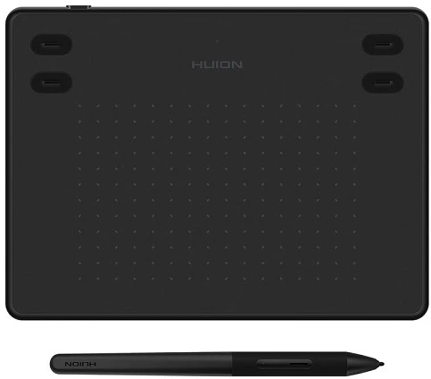 HUION RTE-100-BK grafinė planšetė Judas 5080 lpi 121,9 x 76,2 mm