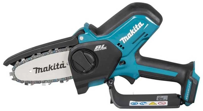 Šakų genėjimo grandininis pjūklas Makita UC100DWA01; 12 V; 1x2,0 Ah akum.; 10 cm juosta