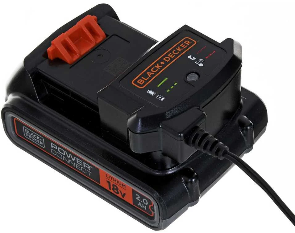 Black & Decker Juodas + DECKER AKU grandininis pjūklas. 18V -