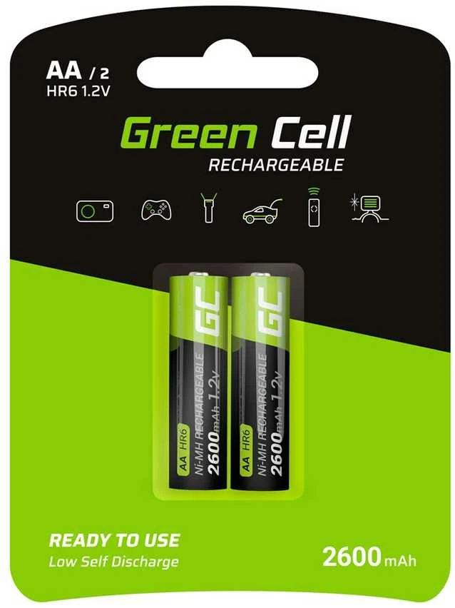 Green Cell Žalias Cell Įkraunama Baterija - Žalias Cell GR05 Nikelio-metalo Hidridas (NiMH)