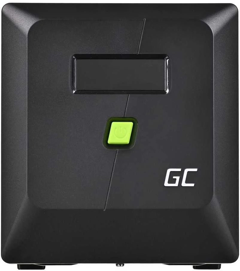 Green Cell Žalias Cell Nepertraukiamo maitinimo šaltinis (UPS) Greencell 1000VA 700W PowerProof su LCD ekranu