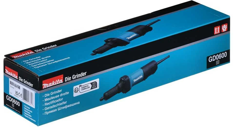 Makita Tiesinis šlifuoklis GD0600 6 mm