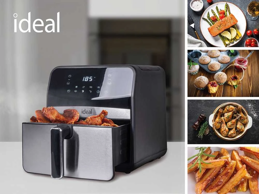 Eldom IDEAL gruzdintuvė be riebalų 6,5 l