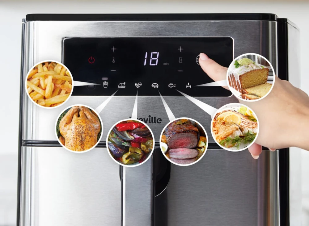Gruzdintuvė Breville VDF131X Oro keptuvė be aliejaus