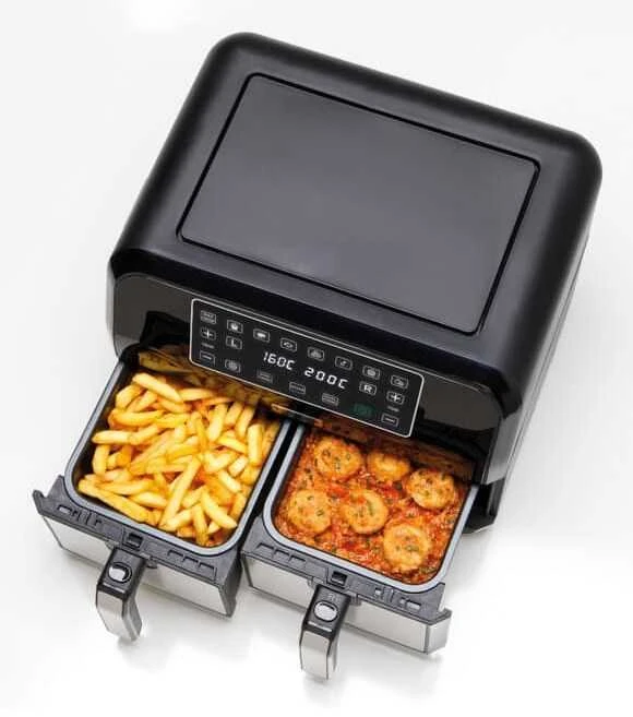 Kenwood HFM20.000MB gruzdintuvė Dviguba 8 l Atskirai stovinti 1700 W karšto oro gruzdintuvė Juodas