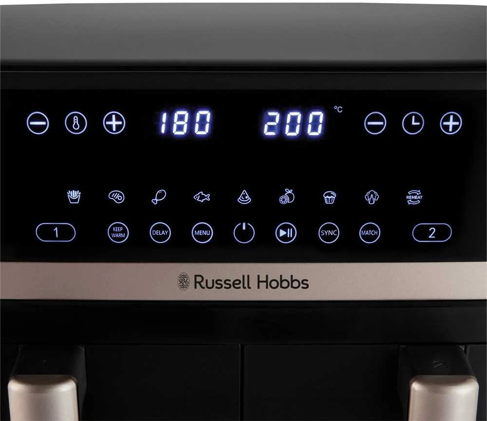 Russell Hobs Karšto oro gruzdintuvė Russell Hobbs Satisfry Air 9L Dual Basket, 27680-56